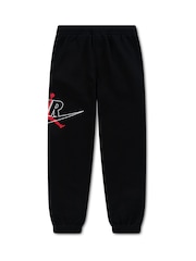 Jordan Black Jumpman Air Joggers - Image 2 of 3