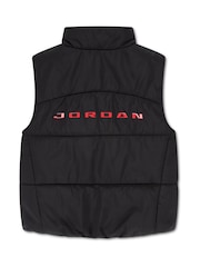 Jordan Black Puffer Vest - Image 2 of 4