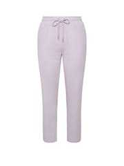 Yours Curve Purple Tie Detail Joggers - Image 6 of 6