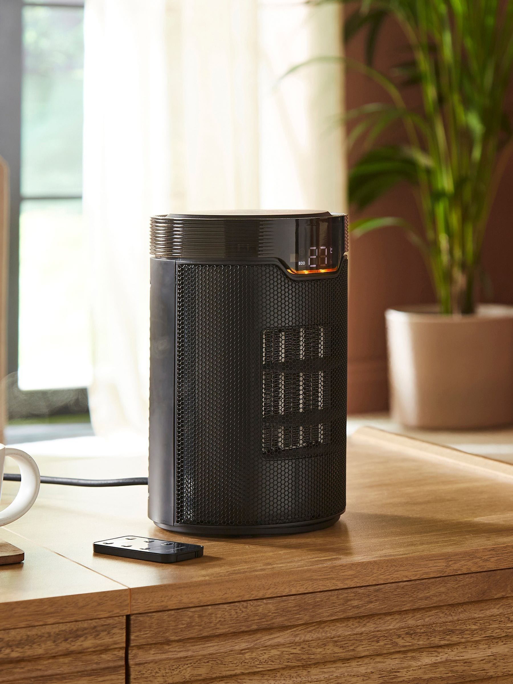 Morphy Richards Black Heatflux 1.5Kw Bedside Ceramic Fan Heater With Remote Control - Image 11