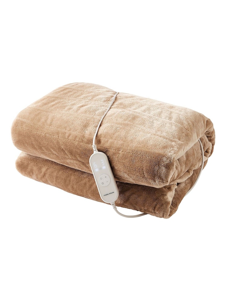 Morphy Richards Mocca Large EverCosy Teddy Fleece Electric Heated Throw - Image 1 of 5