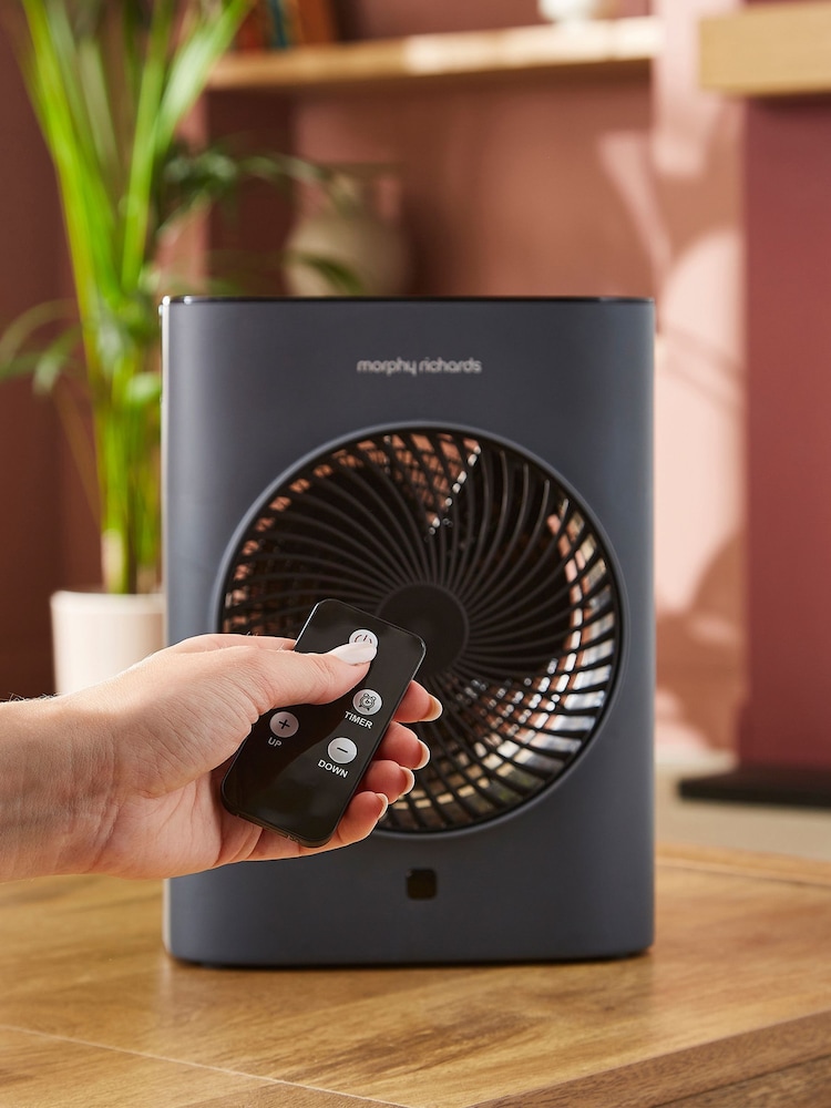 Morphy Richards Grey HeatFlux Upright Fan Heater - Image 1 of 5
