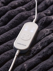 Morphy Richards Blue Large EverCosy Luxury Striped Fleece Electric Heated Throw - Image 4 of 5