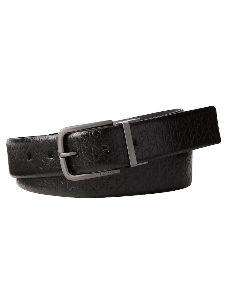 Calvin Klein Black Reversible Twist Buckle Belt - Image 1 of 4