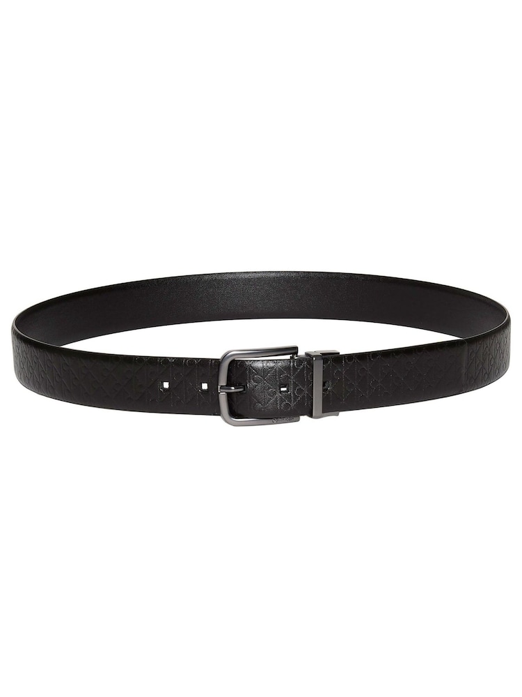 Calvin Klein Black Reversible Twist Buckle Belt - Image 2 of 4