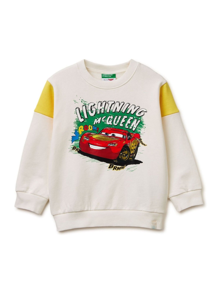 Benetton Graphic Print Sweatshirt - תמונה 1 מתוך 3