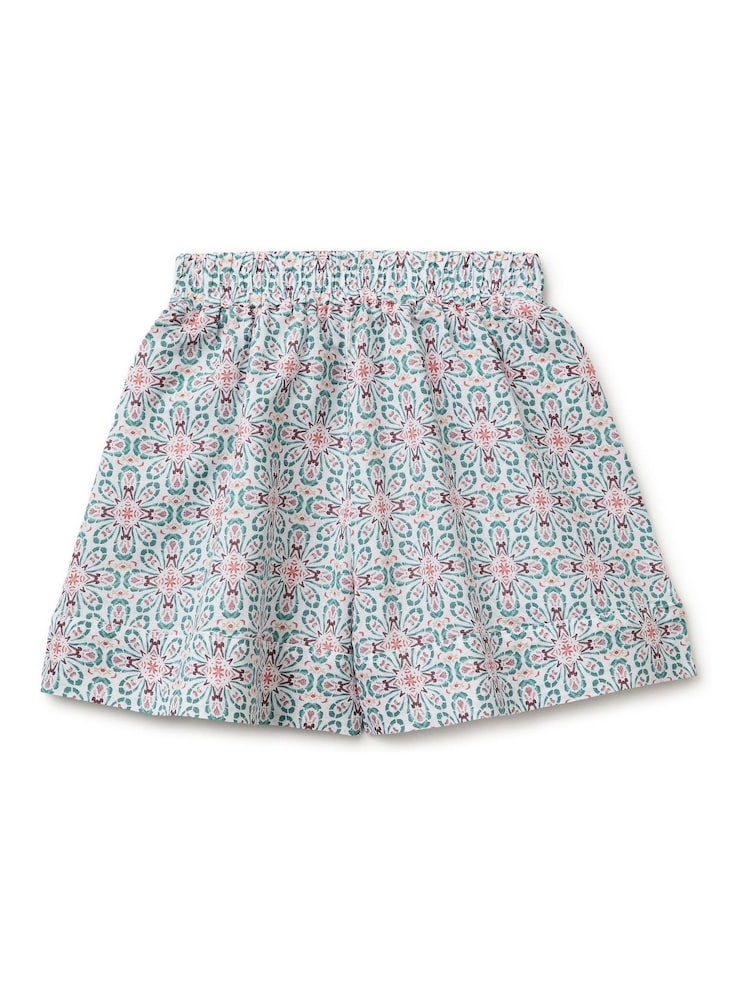 Benetton White All Over Print Shorts - Image 2 of 3
