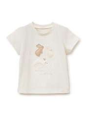 Benetton Bunny Rabbit Appliqué T-Shirt - 画像 1 / 3
