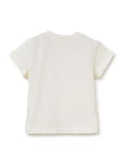 Benetton Bunny Rabbit Appliqué T-Shirt - 画像 2 / 3