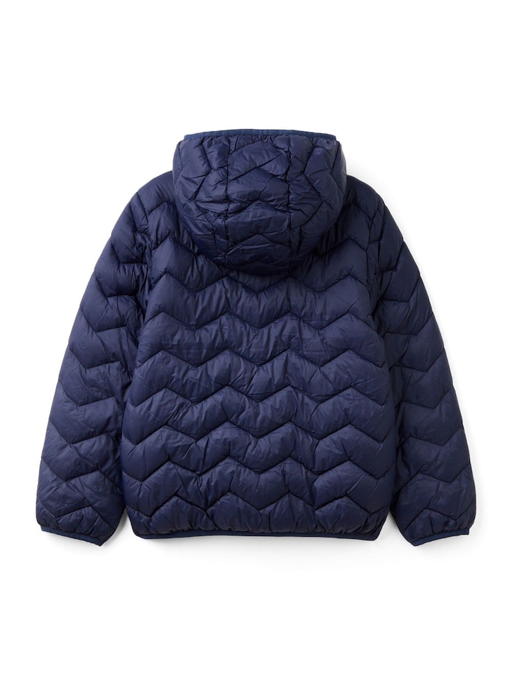 Benetton Light Puffer Blue Jacket - Image 2 of 3 Benetton Light Puffer Blue Jacket - Image 2 of 3