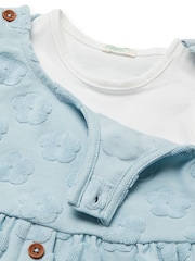 Benetton Frill Sleeve Jacquard Dress - Bild 3 von 3