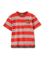 Benetton Oversized Stripe T-Shirt - Bild 1 von 3