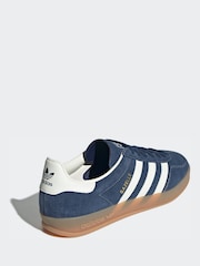 أزرق داكن/أبيض - حذاء رياضي Gazelle Indoor من adidas Originals - صورة 4 من 9