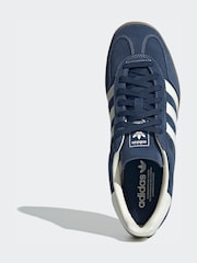أزرق داكن/أبيض - حذاء رياضي Gazelle Indoor من adidas Originals - صورة 6 من 9