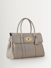 Mulberry Cashmere Taupe Bayswater Heavy Grain Bag - Image 4 of 6