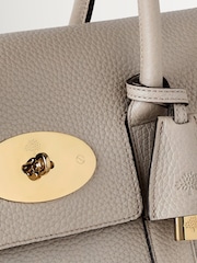 Mulberry Cashmere Taupe Bayswater Heavy Grain Bag - Image 5 of 6
