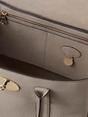 Mulberry Cashmere Taupe Bayswater Heavy Grain Bag - Image 6 of 6