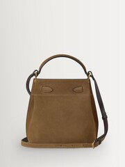 Mulberry Salcombe Sand Suede Islington Bucket Bag - Image 2 of 6