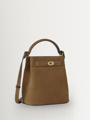 Mulberry Salcombe Sand Suede Islington Bucket Bag - Image 3 of 6