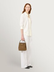 Mulberry Salcombe Sand Suede Islington Bucket Bag - Image 6 of 6