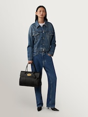 Mulberry Black Brass Bayswater Classic Grain Bag - Image 3 of 8