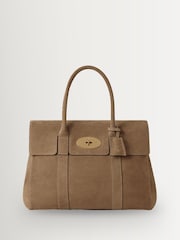 Mulberry Salcombe Sand Bayswater Suede Bag - Image 1 of 6