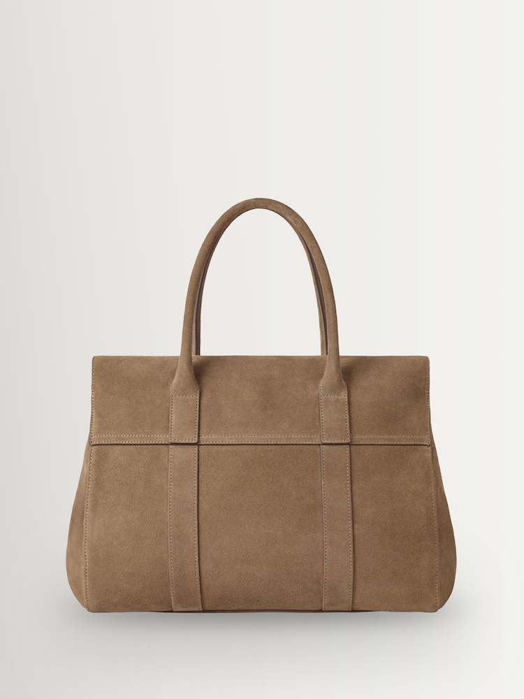 Mulberry Salcombe Sand Bayswater Suede Bag - Image 2 of 6 Mulberry Salcombe Sand Bayswater Suede Bag - Image 2 of 6