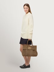 Mulberry Salcombe Sand Bayswater Suede Bag - Image 6 of 6