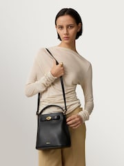 Mulberry Black Islington Bucket Bag - Image 1 of 7