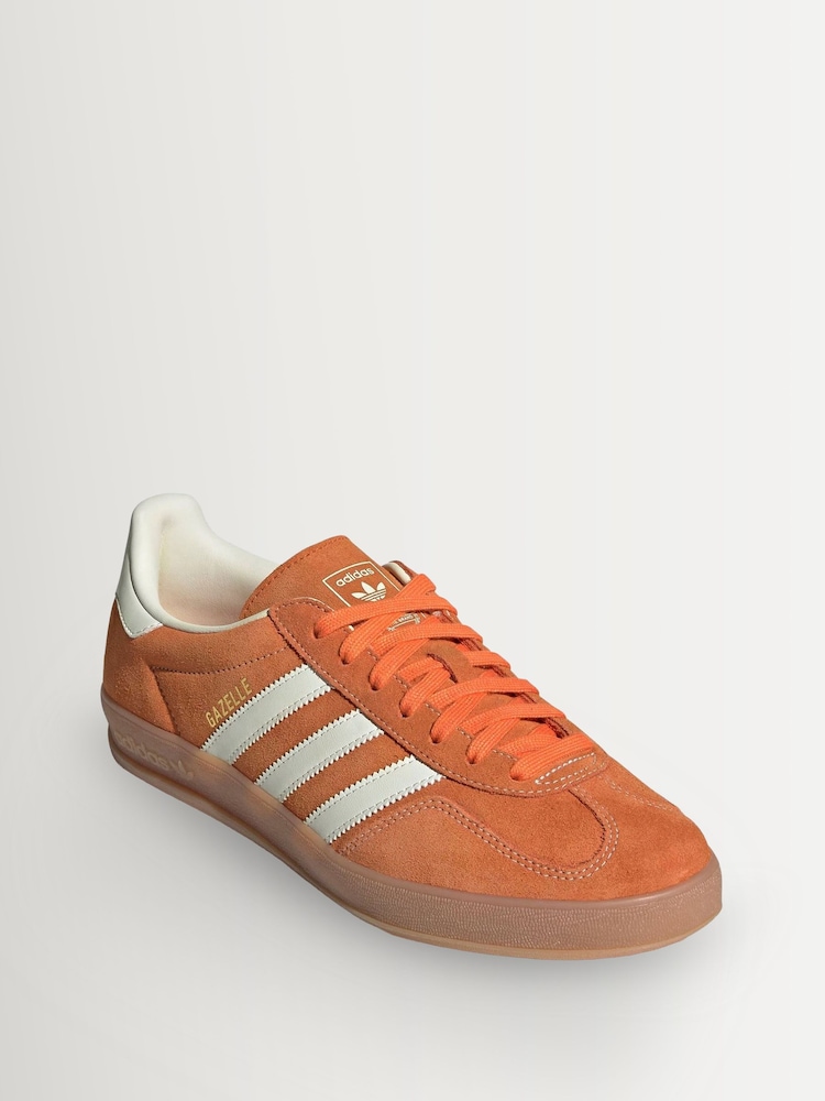 adidas gazelle silver green womens Sneakers adidas Gazelle Indoor Orange main image 1