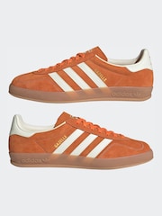 برتقالي/أبيض - حذاء رياضي Gazelle Indoor من adidas Originals - صورة 5 من 9