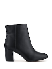 Negro - Botines de tacón de cuero Neptune de Jones Bootmaker - Imagen 2 de 5