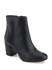 Negro - Botines de tacón de cuero Neptune de Jones Bootmaker - Imagen 3 de 5