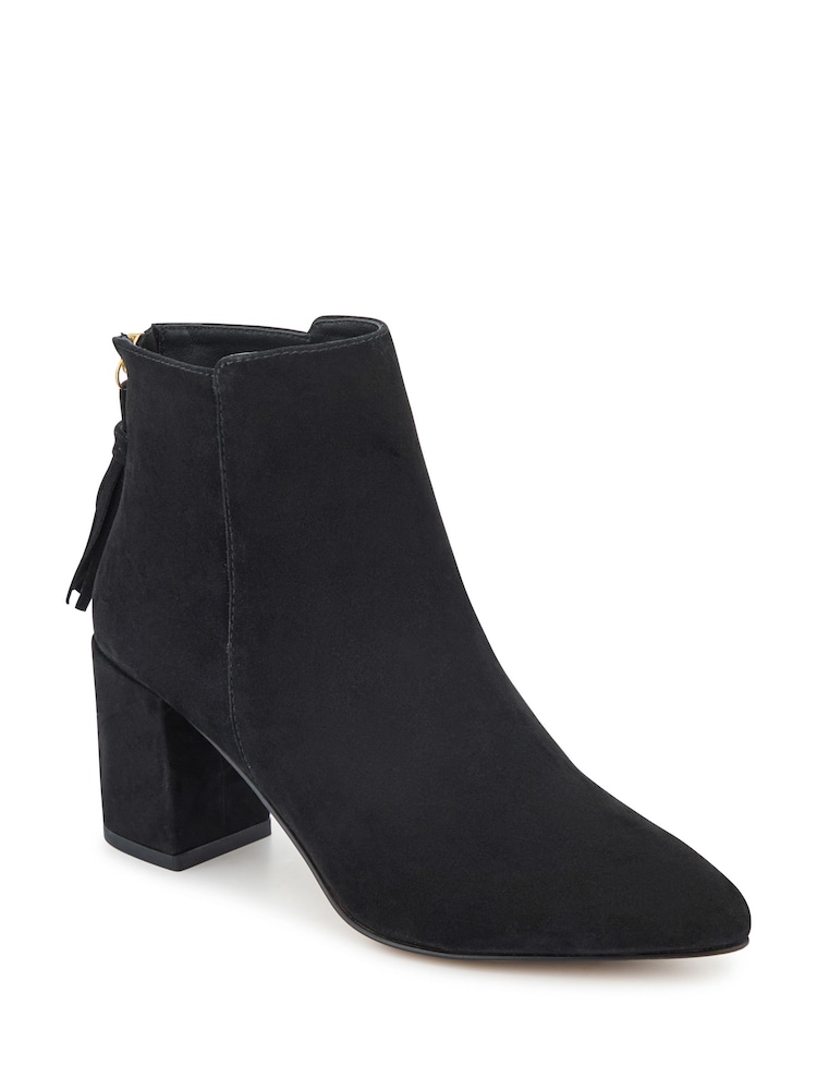 Jones Bootmaker Black Keily Leather Pointed-Toe Boots - Image 2 of 5 Jones Bootmaker Black Keily Leather Pointed-Toe Boots - Image 2 of 5