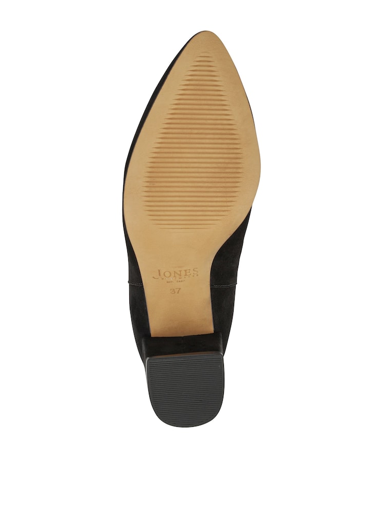 Jones Bootmaker Black Keily Leather Pointed-Toe Boots - Image 5 of 5 Jones Bootmaker Black Keily Leather Pointed-Toe Boots - Image 5 of 5