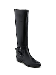 Negro - Jones Bootmaker Phoebe Leather Long Boots - Imagen 2 de 5