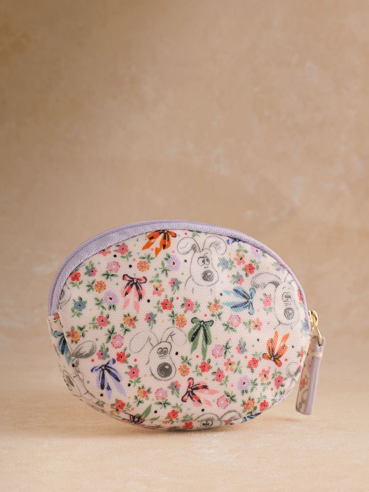 Cath Kidston Ecru Wallace and Gromit Oval Coin Purse - Image 2 of 5 Cath Kidston Ecru Wallace and Gromit Oval Coin Purse - Image 2 of 5