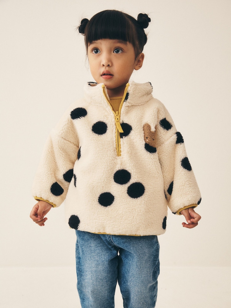 Mono Spot Half Zip Fleece (3mths-7yrs) - Image 1 of 8