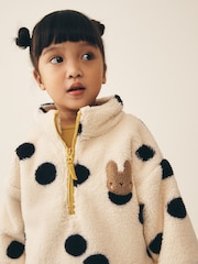 Mono Spot Half Zip Fleece (3mths-7yrs) - Image 4 of 8