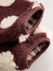 Brown/Ecru Spot Hooded Zip Through Fleece (3mths-7yrs) - Image 11 of 11