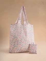 Cath Kidston Ecru Wallace and Gromit Foldaway Shopper - Image 1 of 3