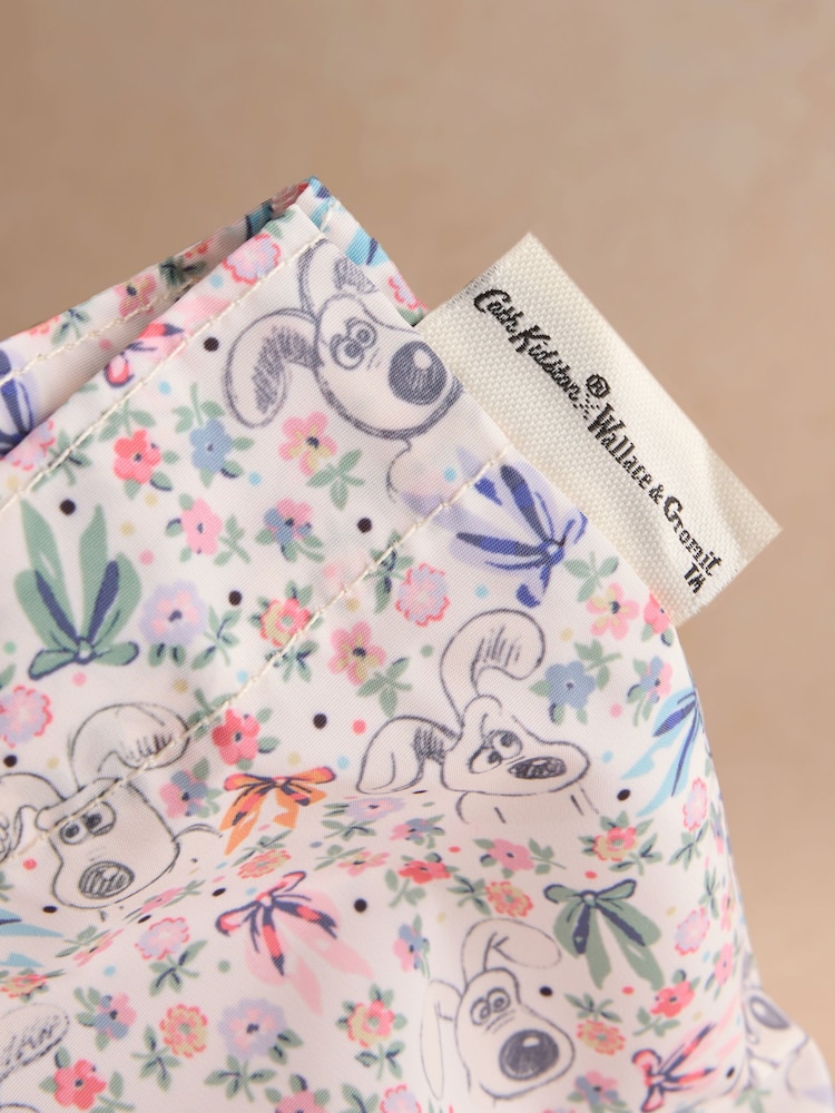 Cath Kidston Ecru Wallace and Gromit Bow Foldaway Tote Bag - Image 4 of 4 Cath Kidston Ecru Wallace and Gromit Bow Foldaway Tote Bag - Image 4 of 4