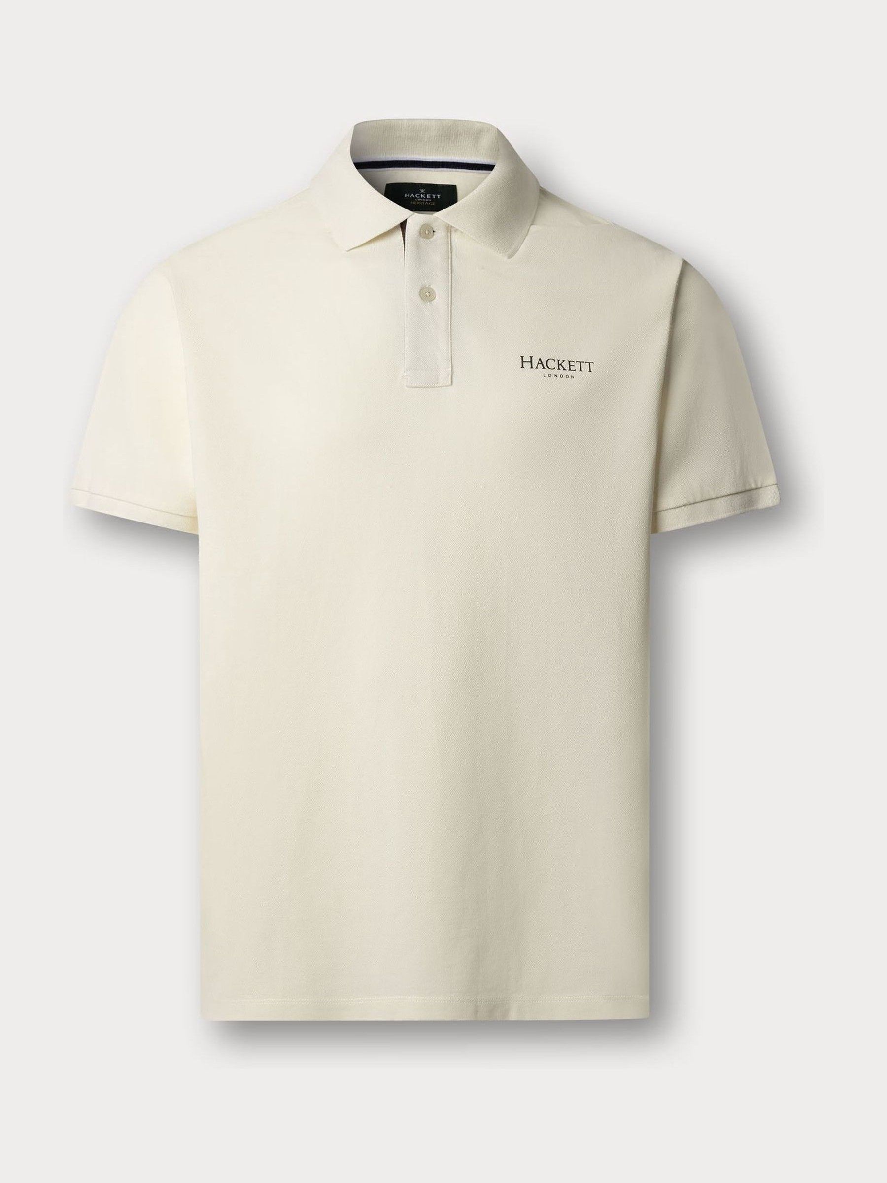 Buy Hackett White Heritage Essentials Short Sleeve Polo Shirt from