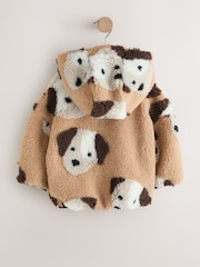 Neutral Dog Zip Through Fleece (3mths-7yrs) - Image 3 of 5
