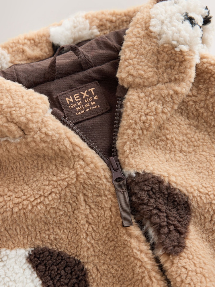 Neutral Dog Zip Through Fleece (3mths-7yrs) - Image 5 of 5