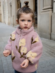 Mauve Purple Half Zip Fleece (3mths-7yrs) - Image 1 of 6
