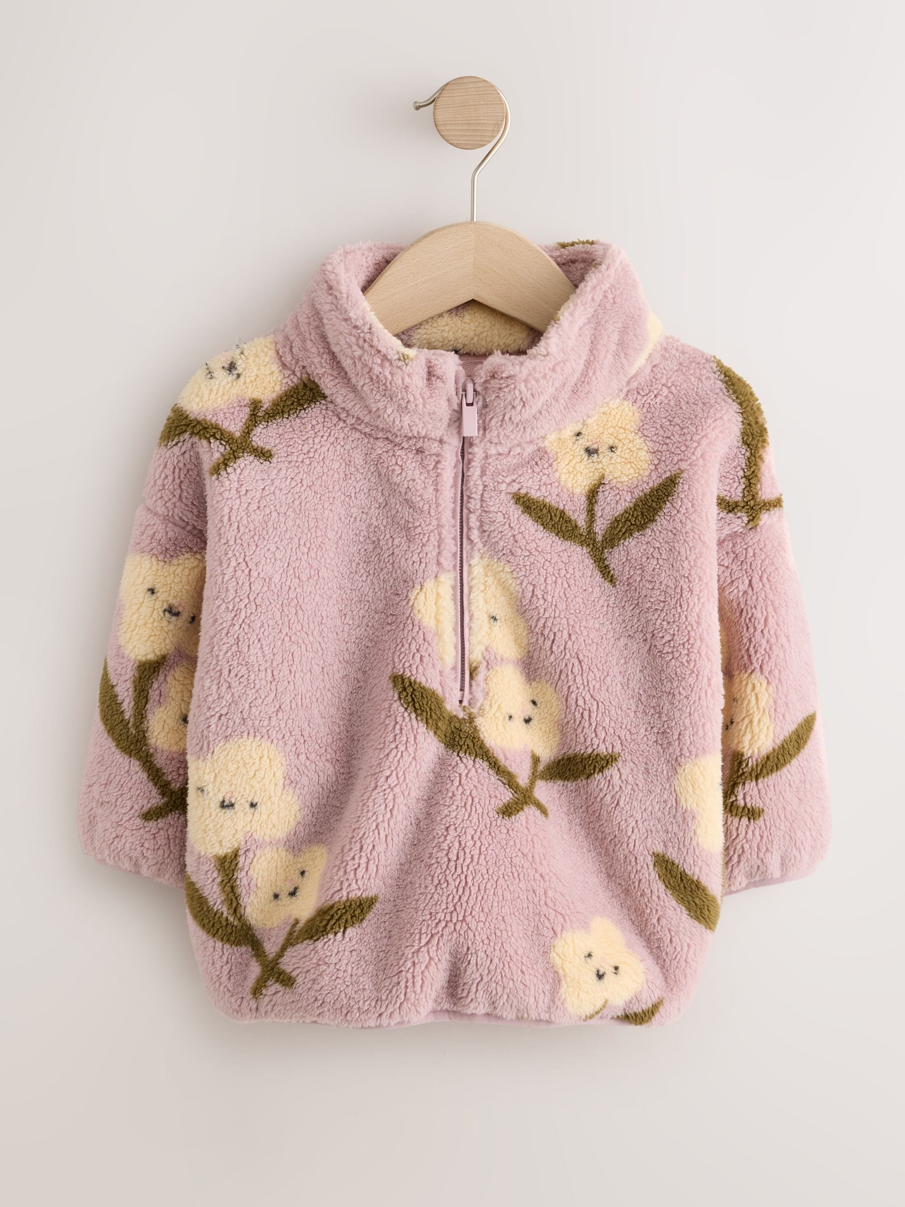 Buy Mauve Purple Zip Through Fleece (3mths-7yrs) from Next USA