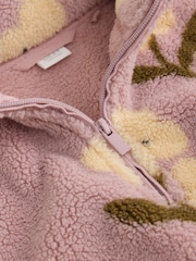 Mauve Purple Half Zip Fleece (3mths-7yrs) - Image 5 of 6