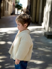 Cream Zip Through Fleece (3mths-7yrs) - Image 4 of 6