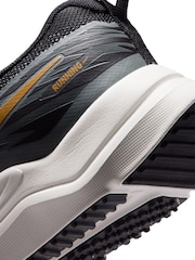Nike Black/Gold Youth Cosmic Running Trainers - Image 11 of 11